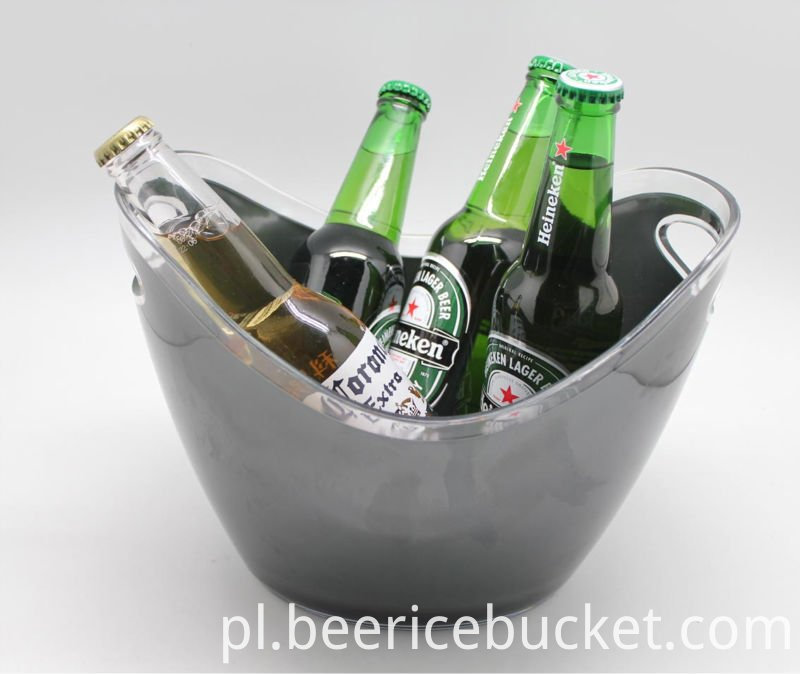 Promocja plastikowy wiadro do lodów Promotion gift plastic ice bucket